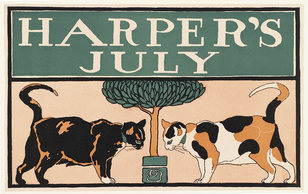             Harper's July           by Edward Penfield
