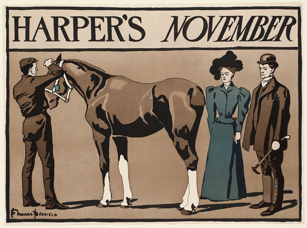             Harper's November           by Edward Penfield
