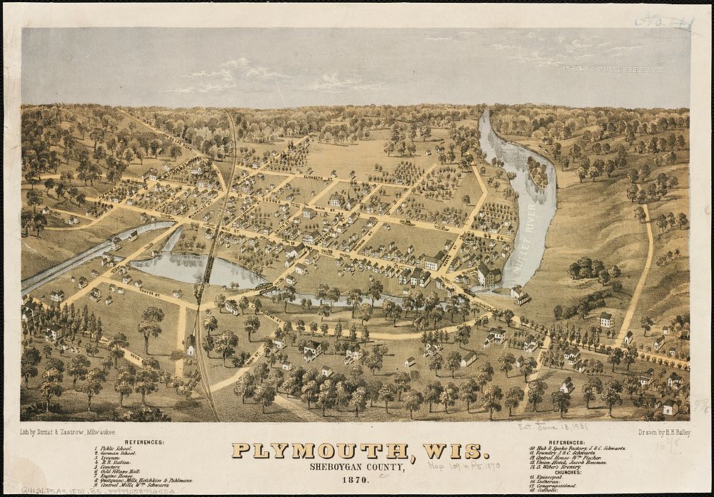            Plymouth, Wis : Sheboygan County, 1870          
