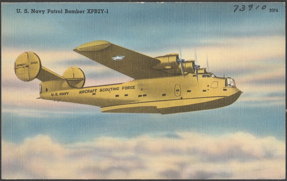             U. S. Navy patrol bomber XPB2Y-1          