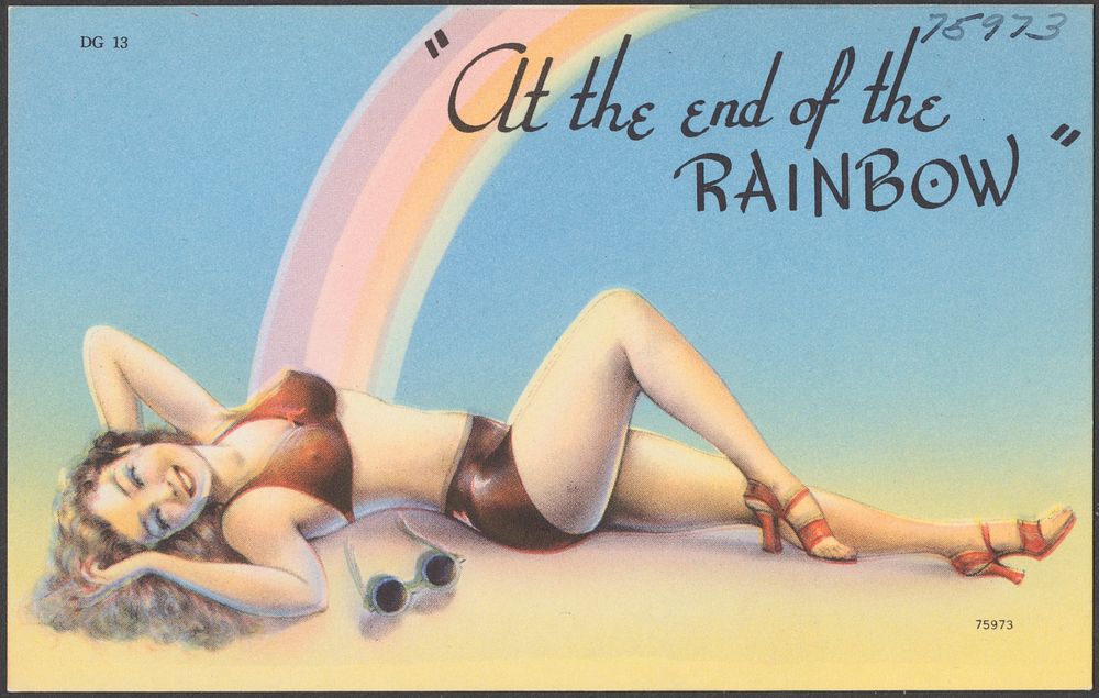             "At the end of the rainbow"          