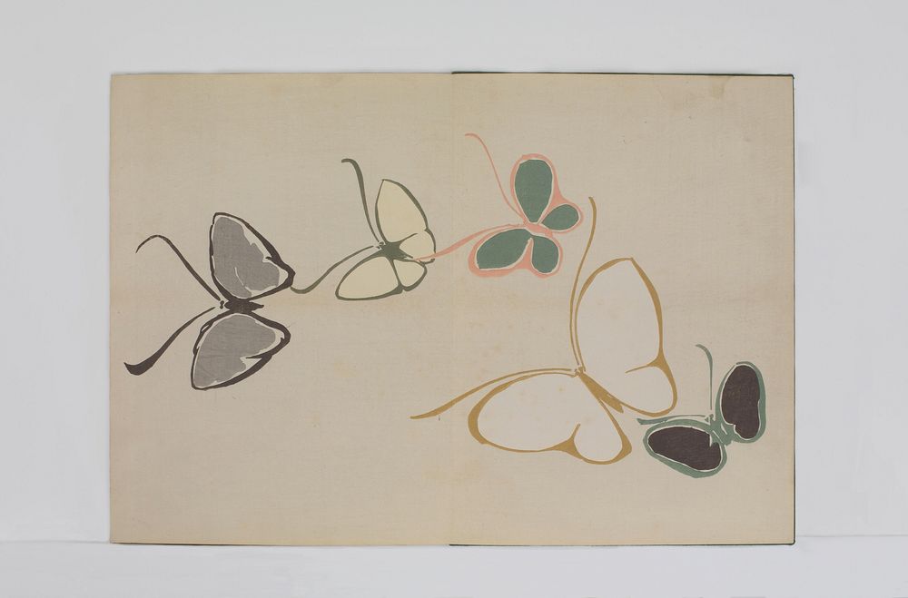 Chō senshu (A Thousand Kinds of Butterflies), Volume 2 by Kamisaka Sekka