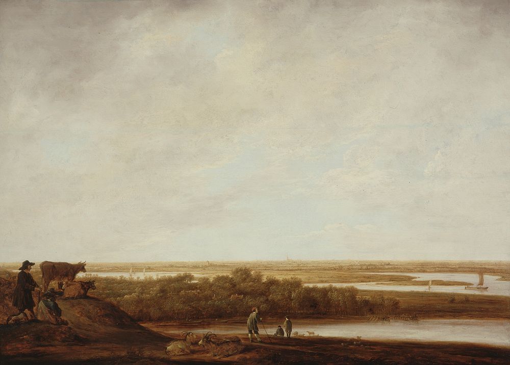 Panoramic Landscape with Shepherds