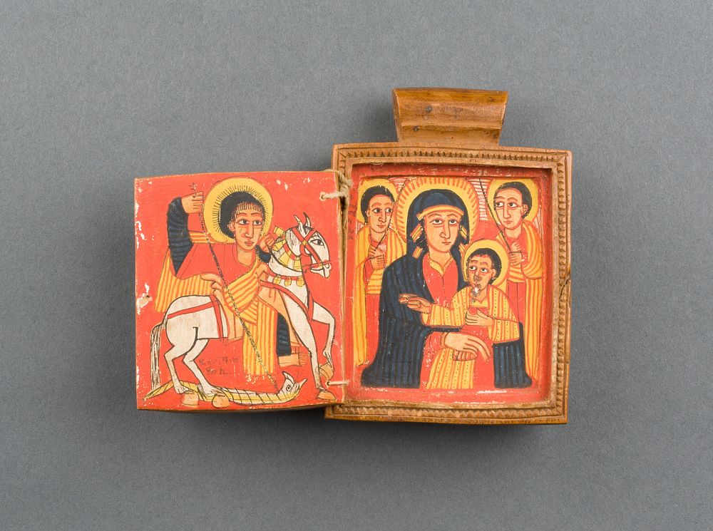 Double Diptych Icon Pendant