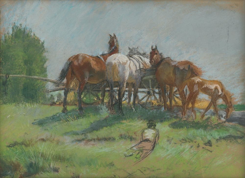Horses by Ferdinand Katona