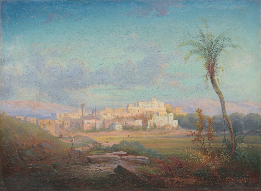 Oriental landscape, French Master
