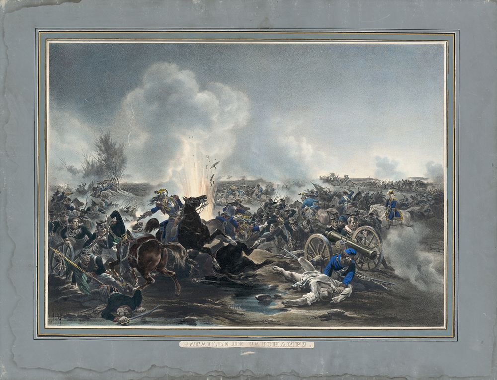 Battle of vauchamps, French Graphic Designer