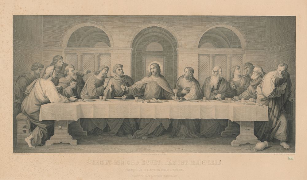 last supper, Heinrich Maria Von | Free Photo - rawpixel