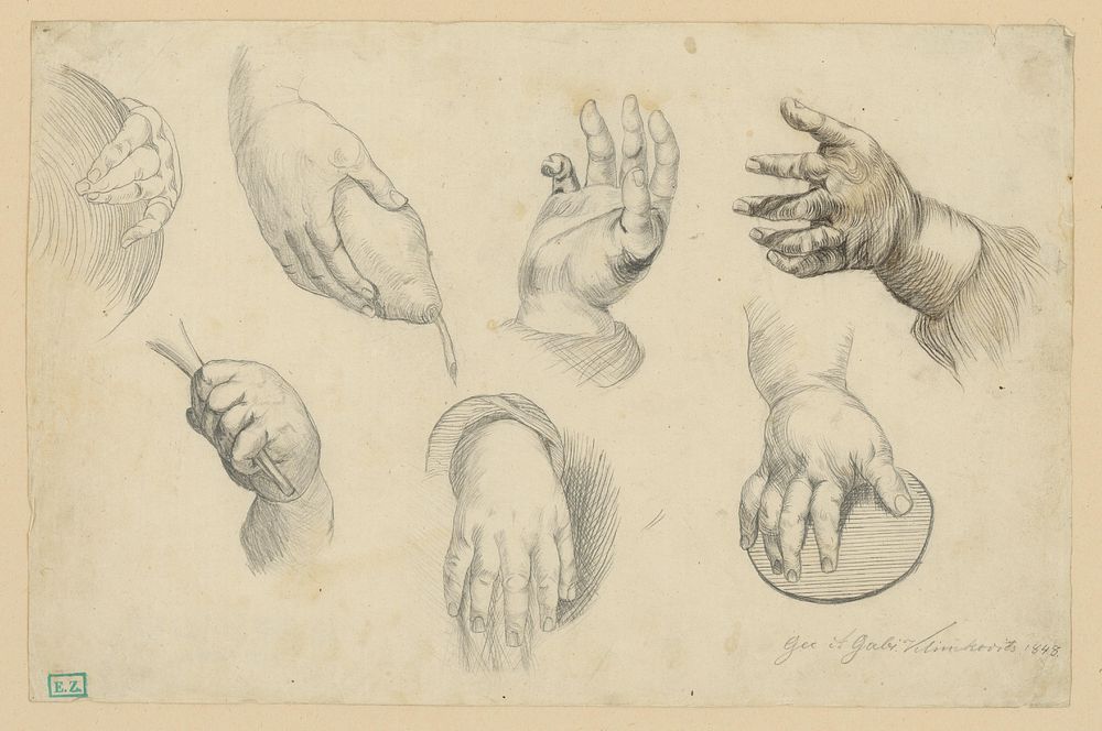 Studies of hands