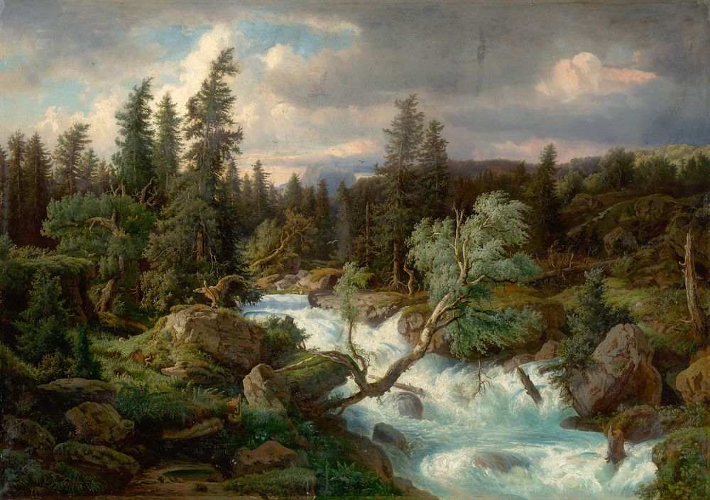 Alpine mountain-stream