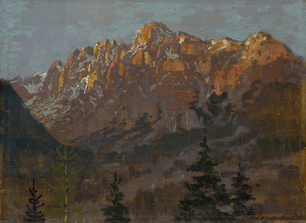 Tatras motif by Ferdinand Katona