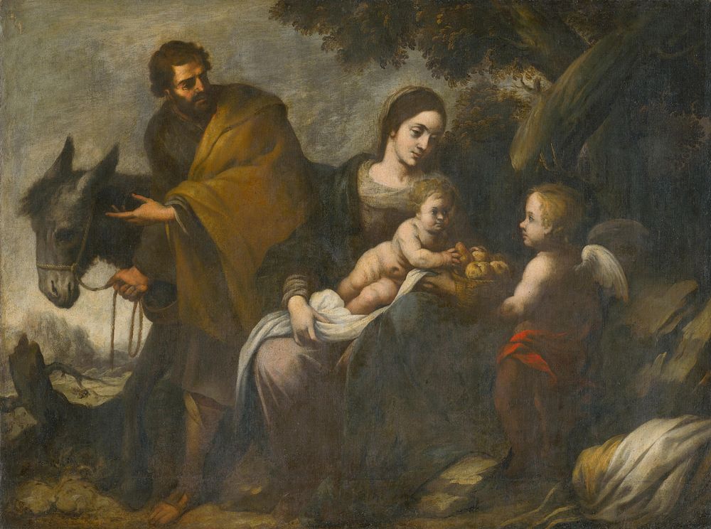 Flight into egypt, Bartolome Esteban Murillo