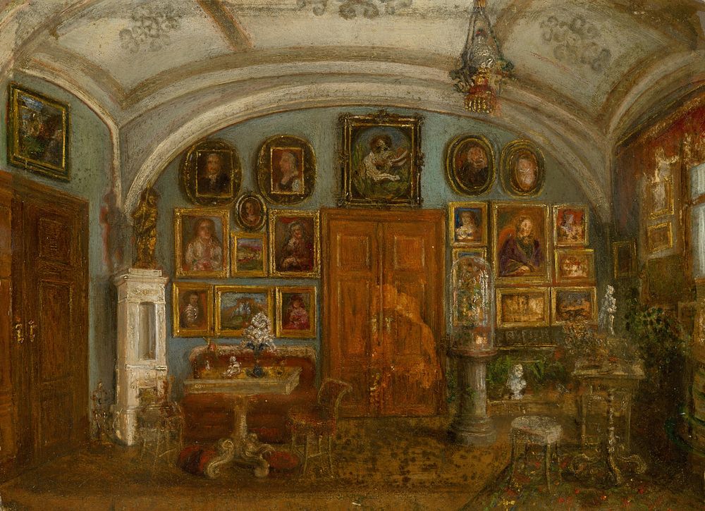 Interior of her atelier, Anna Zmeškalová