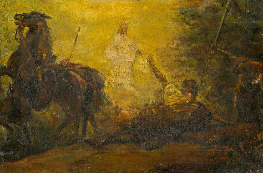 Conversion of paul by árpád Feszty