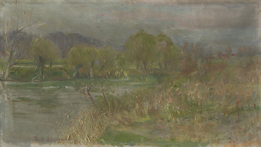 Landscape with a swamp, Karol Miloslav Lehotský