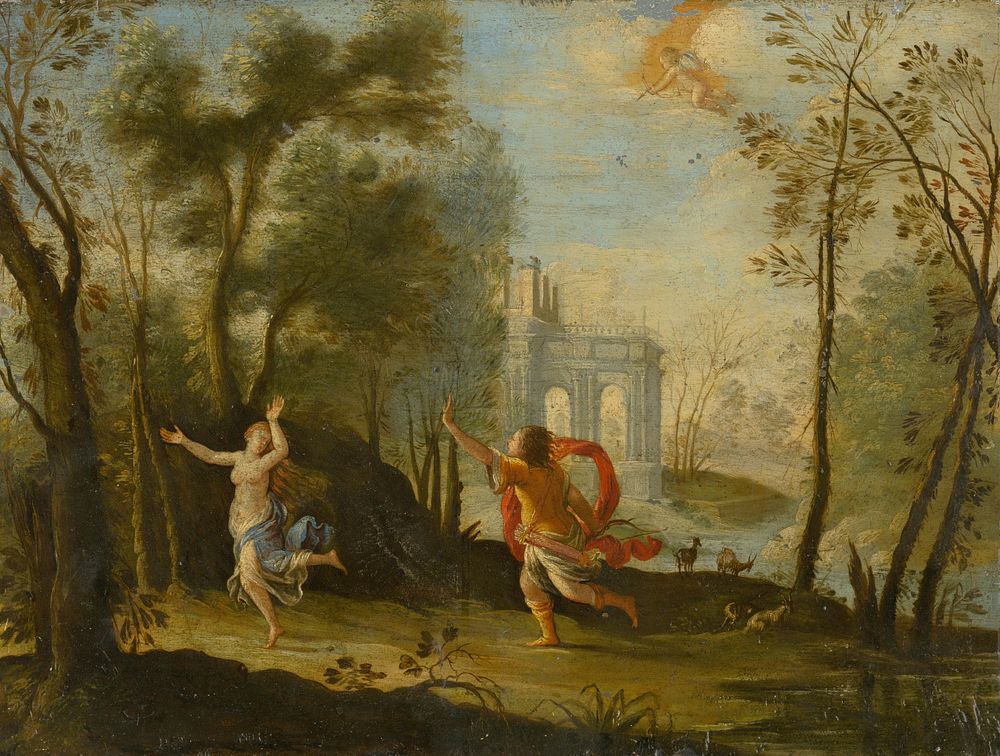 Apollo pursuing daphne