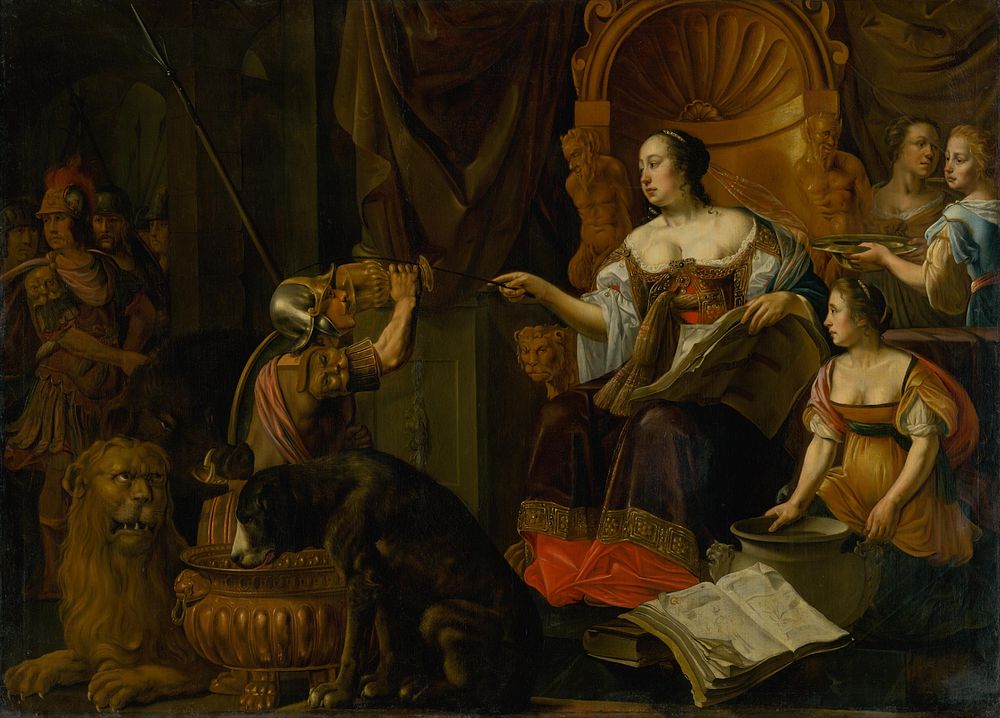 Circe and odysseus's retinue, Christopher Pierson