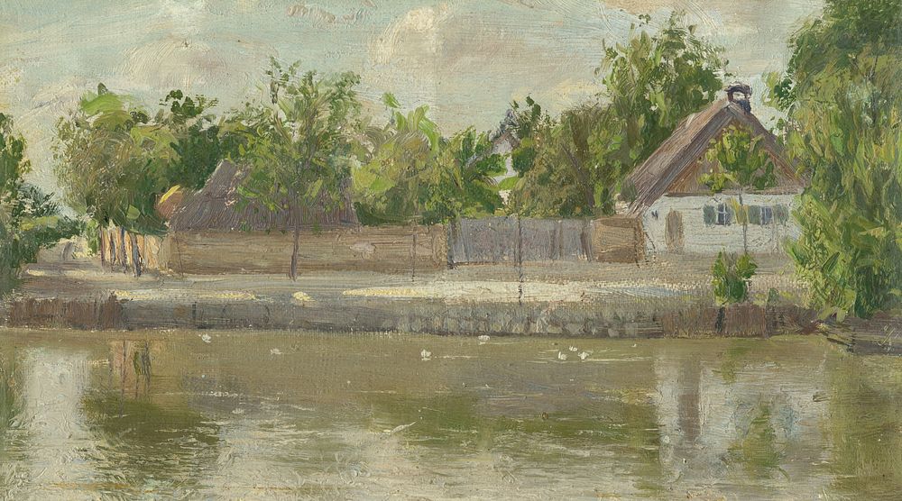 And village brook, Karol Miloslav Lehotský