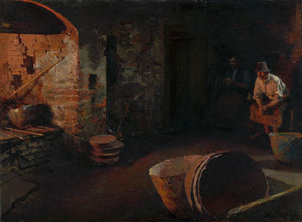 Resting cauldron makers, Dominik Skutecky