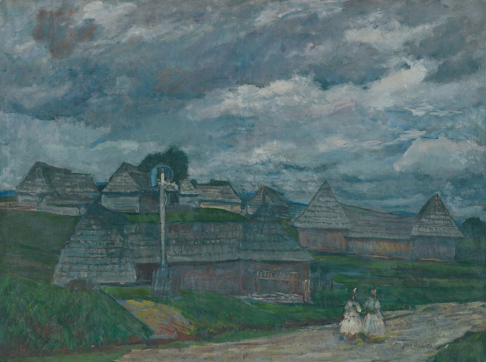 Motif from eastern slovakia, Antonín Hudecek