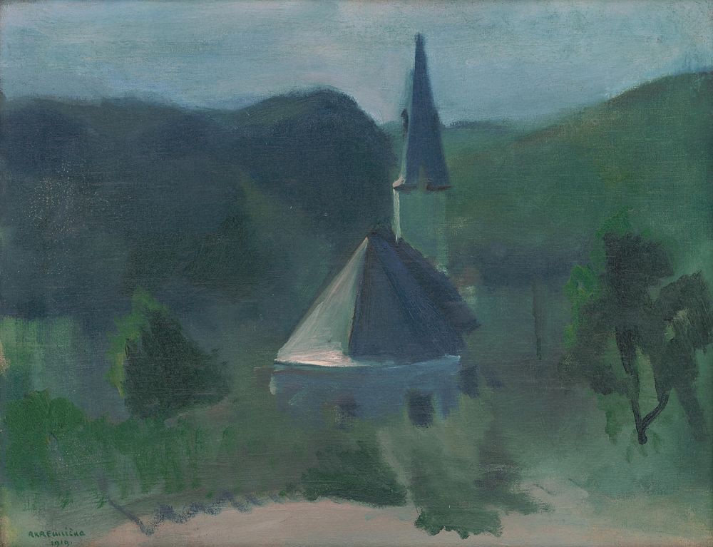 Church near jasov, Rudolf Kremlička