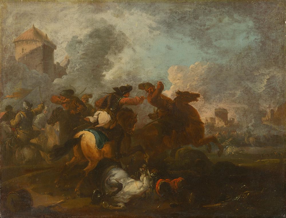 Cavalry battle i., August Querfurt