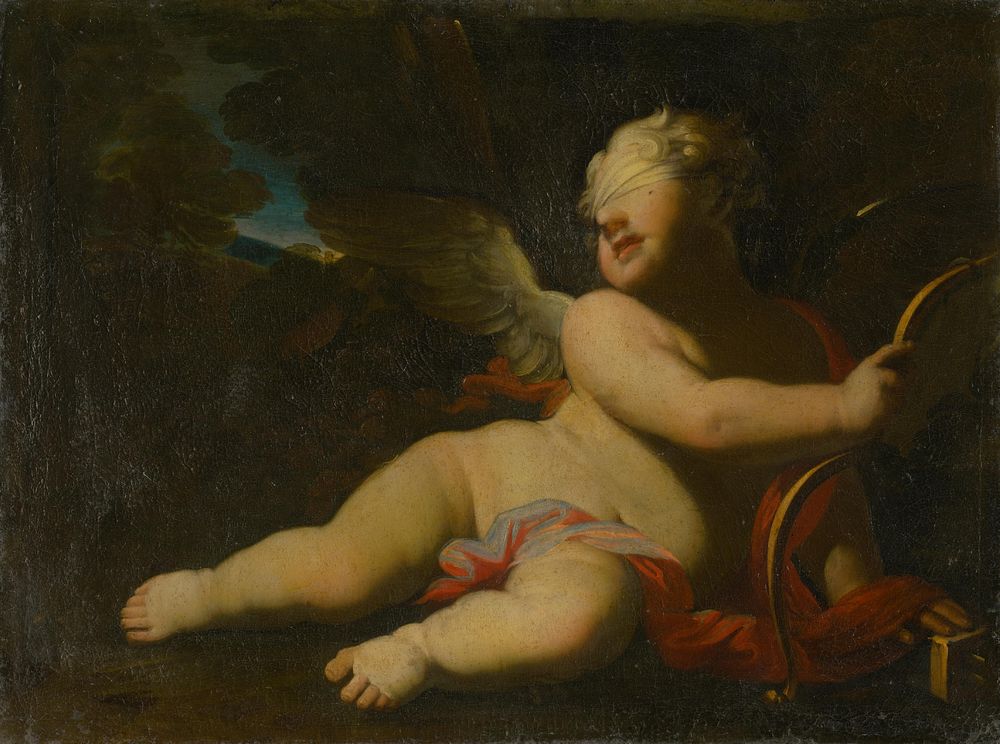 Blindfolded cupid