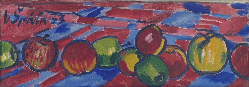 Still life with apples, Václav Špála