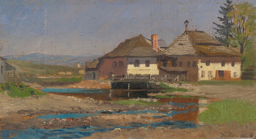 Manor house in a spiš village by Ferdinand Katona