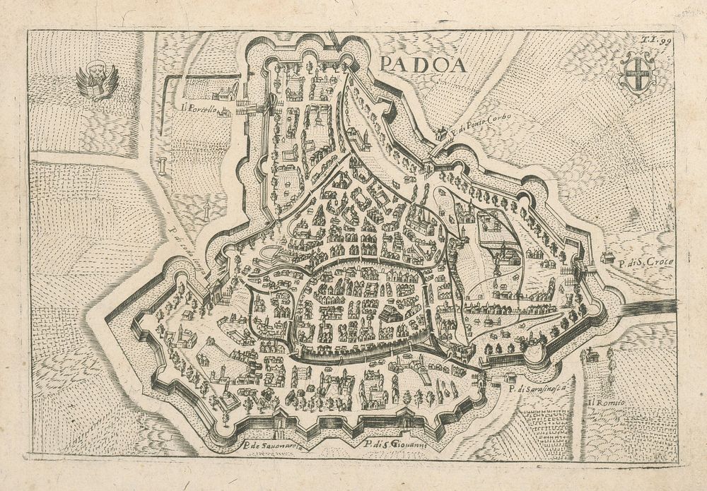 The fortification system of padua