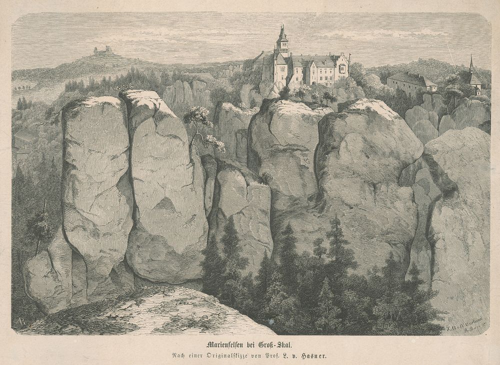 Marienfelsen bei groz-skal, Johann Carl Wilhelm Aarland