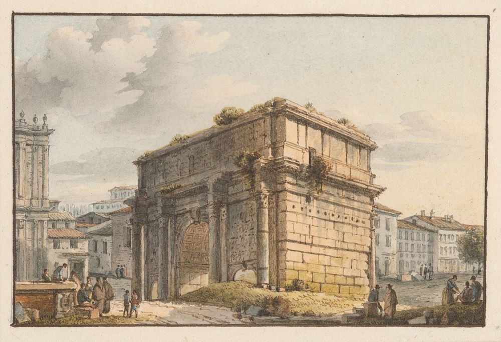 Triumphal arch in rome