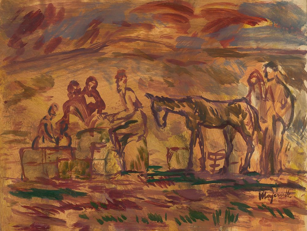 Victims of war (refugees) by Cyprián Majerník