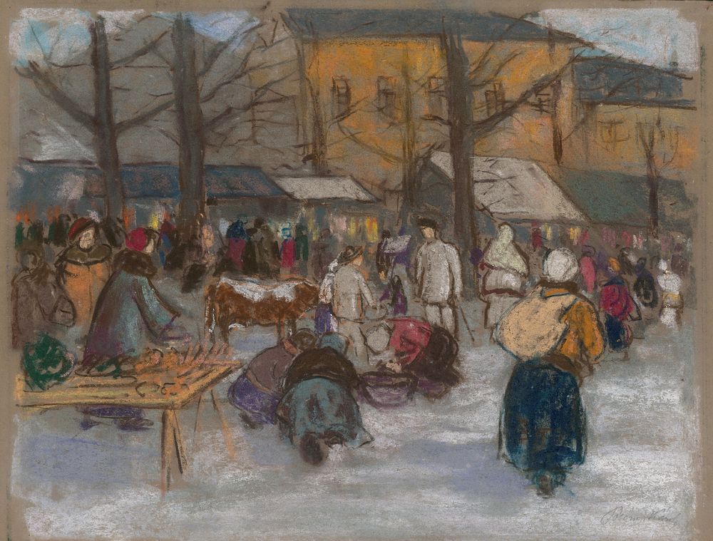 Market in ružomberok, Karol Polonyi