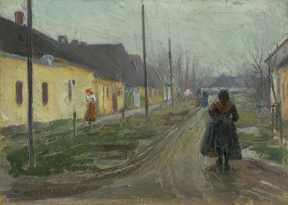 In a village, Teodor Jozef Mousson