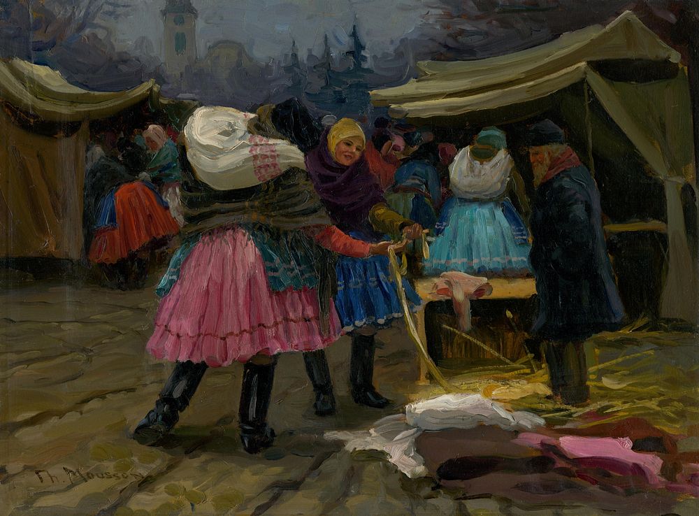 On the market, Teodor Jozef Mousson