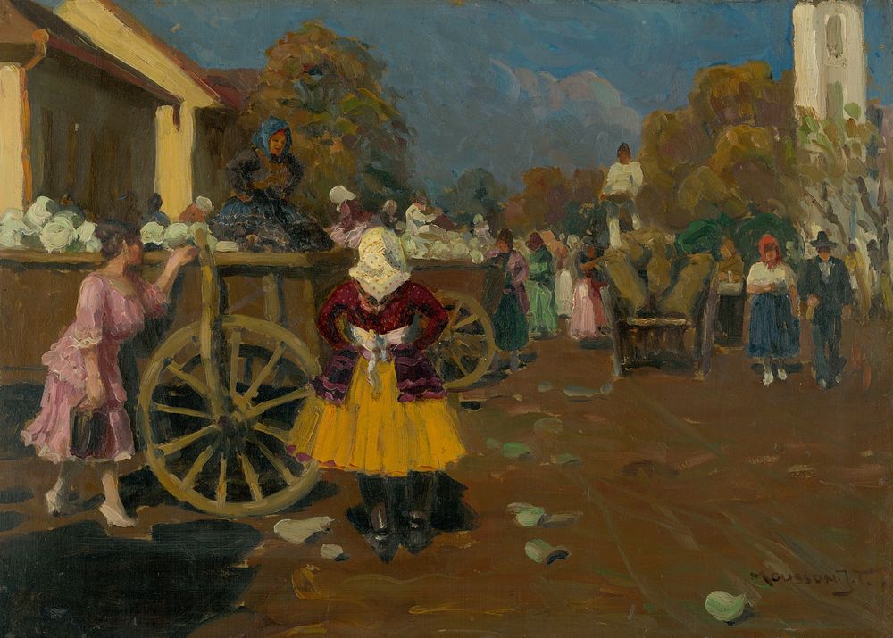 Market in michalovce i., Teodor Jozef Mousson