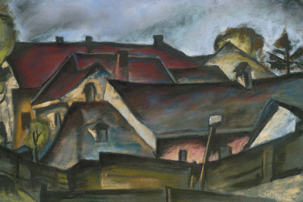 Košice roofs by Konštantín Bauer