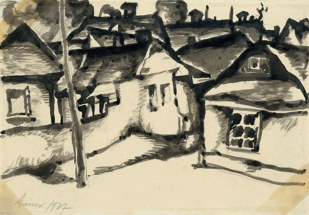 A group of houses by Konštantín Bauer