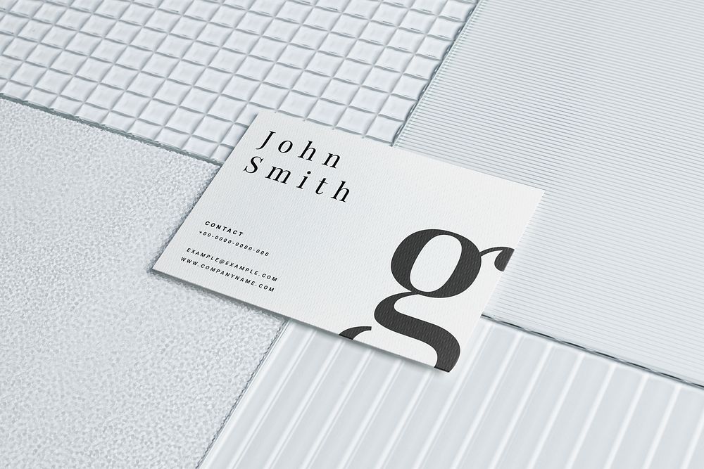 Aesthetic business card mockup psd corporate identity