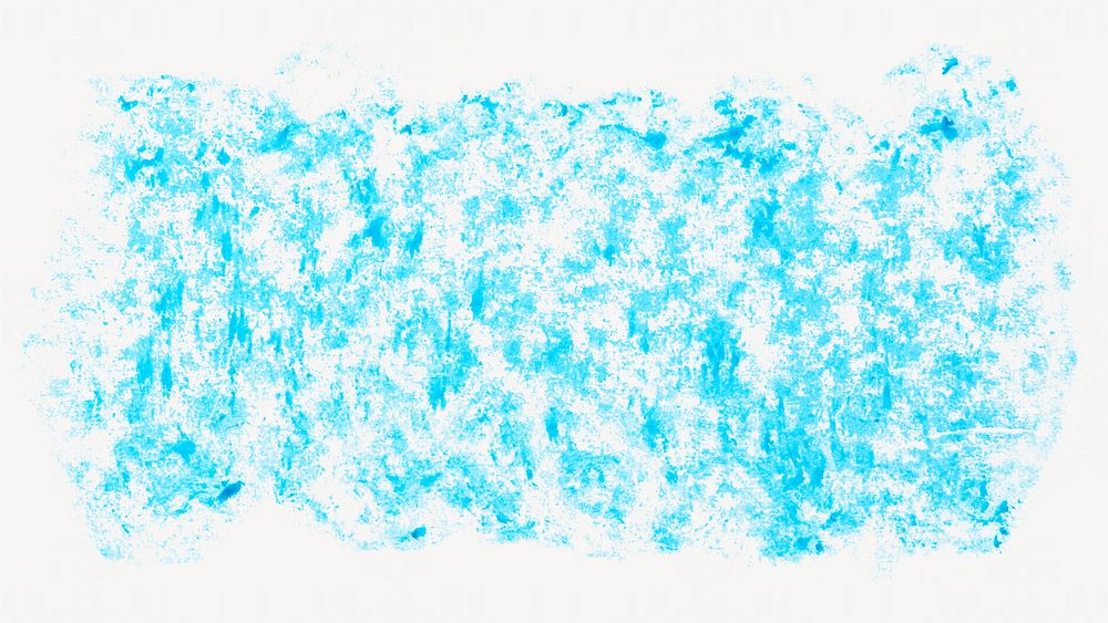 Blue crayon texture isolated design