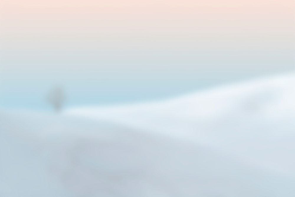 Snow-covered mountain winter background, blurry design