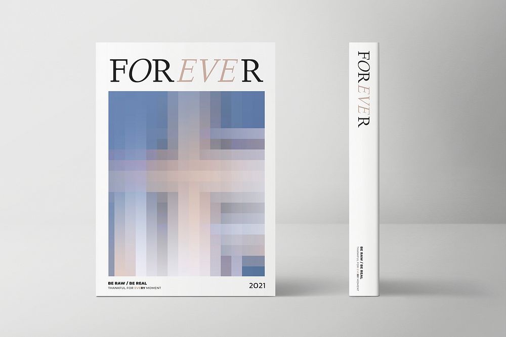 Book magazine mockup editable psd