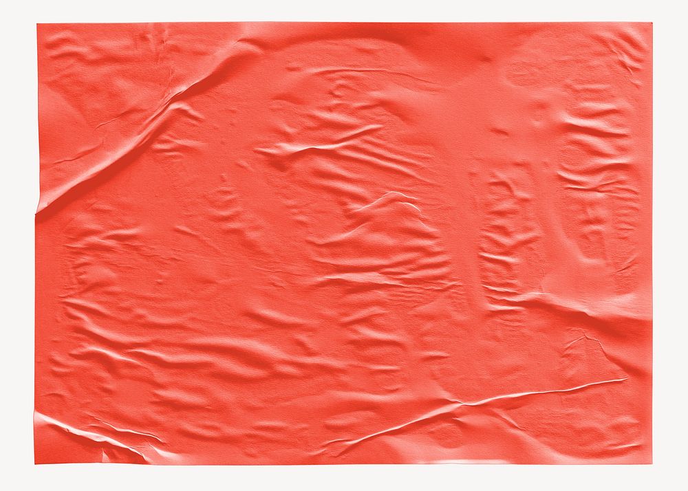 Red glued paper texture