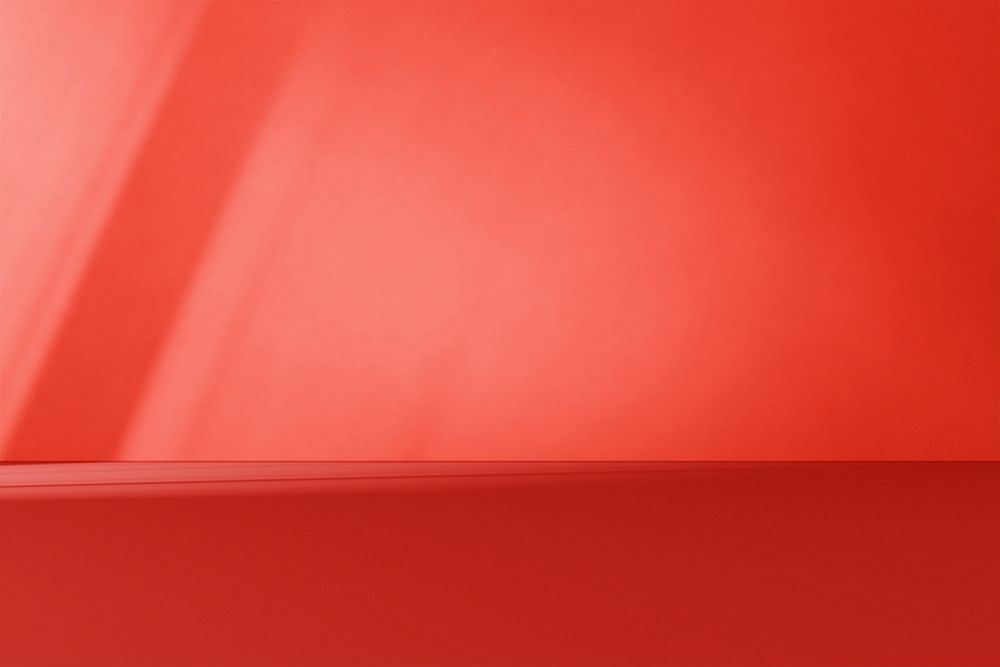 Red wall product background psd