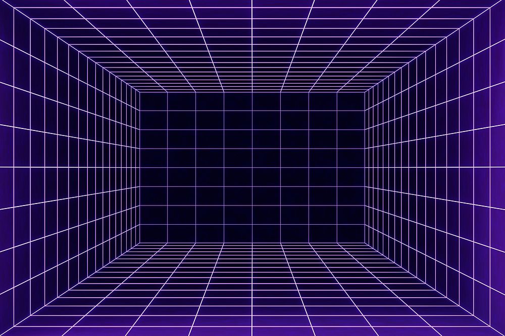 Purple futuristic grid product background