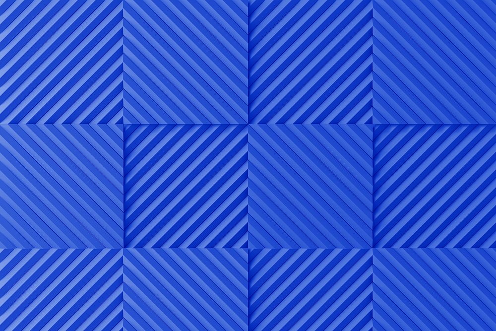 Blue acoustic foam background, soundproofing wall panel