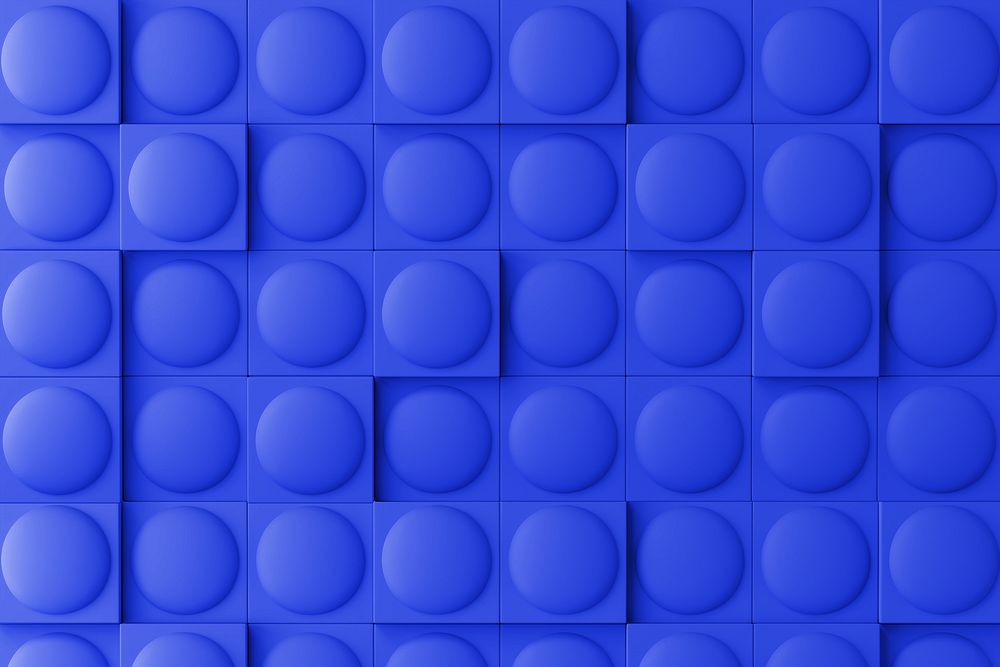 Blue pop fidget pattern background