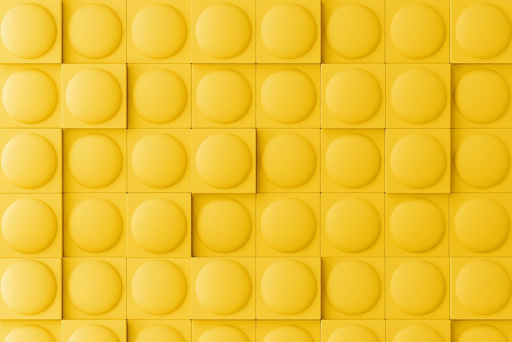 Yellow pop fidget pattern background