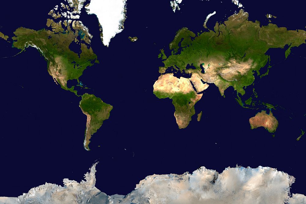 World map background, digital remix